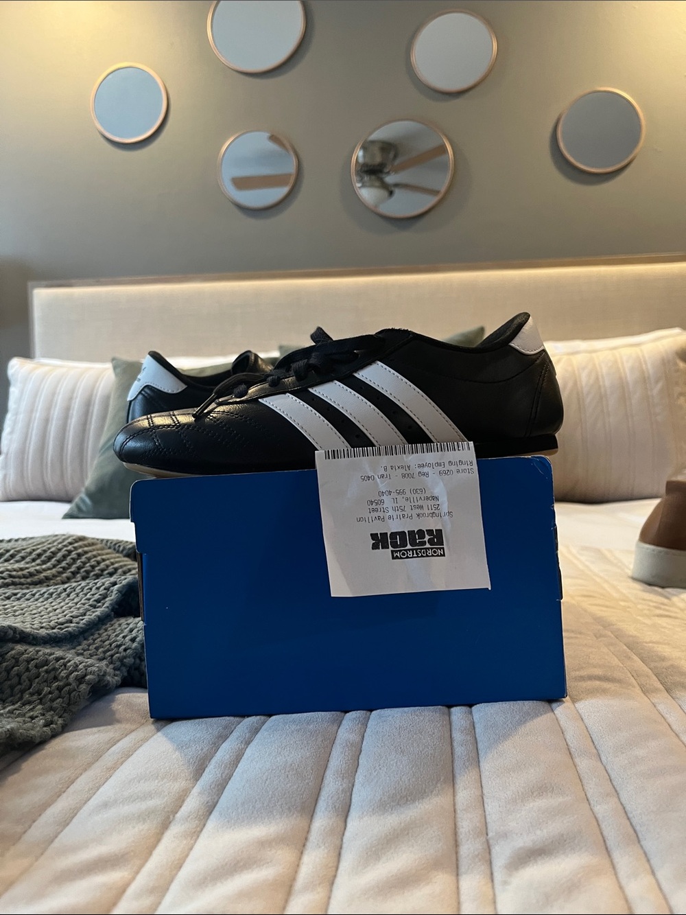 adidas Black and White Low-Top Sneakers